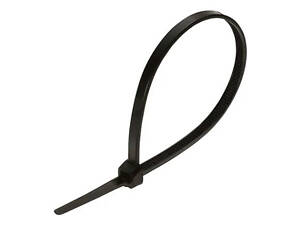 Хомут пластиковий Unifix 3 x 200мм чорний (100шт) (CT-BU3200)