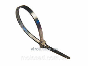 Хомут стяжний капрон. UV чорний 300х3,6 100 шт. [150]