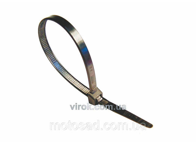 Хомут стяжний капрон. UV чорний 300х3,6 100 шт. [150] - Фото 1