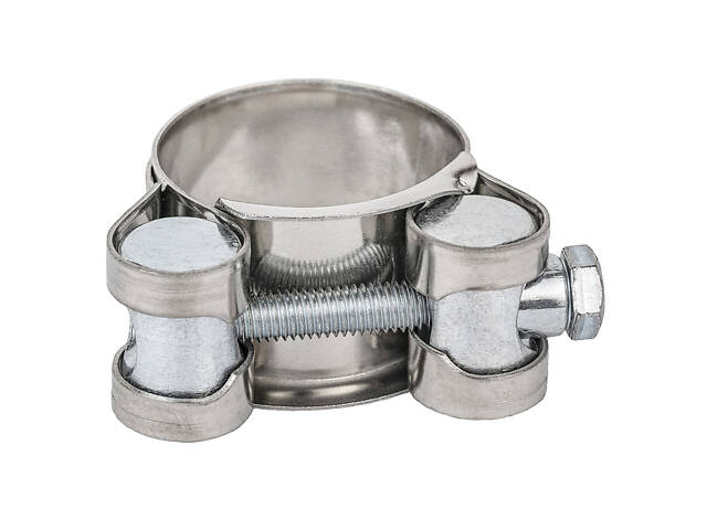 Хомут силовий нержавіючий 18мм Ø26-28мм (КРАТНО 10шт) SIGMA (2508071) - Фото 2