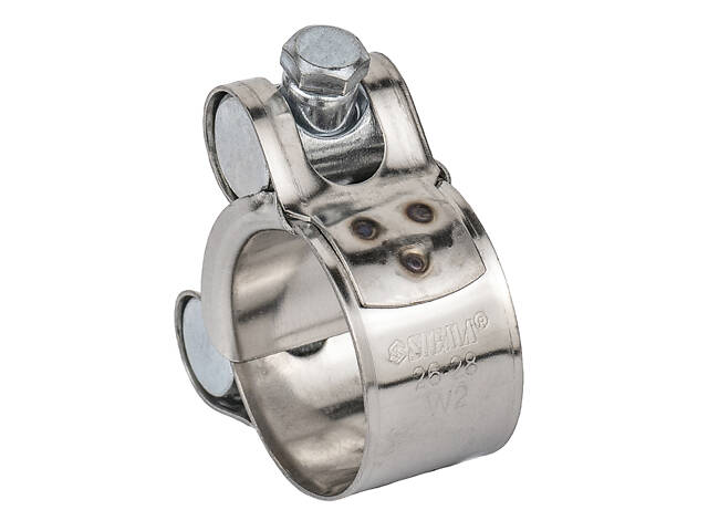 Хомут силовий нержавіючий 18мм Ø26-28мм (КРАТНО 10шт) SIGMA (2508071) - Фото 5