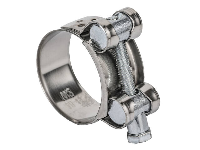 Хомут силовий нержавіючий 20мм Ø38-41мм (КРАТНО 10шт) SIGMA (2508131) - Фото 1