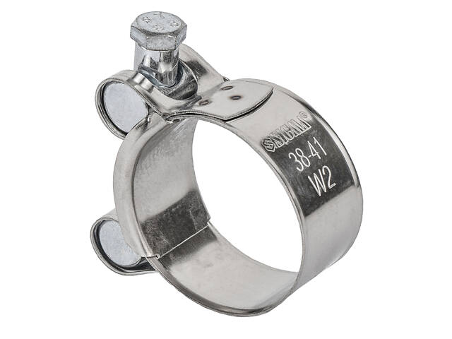 Хомут силовий нержавіючий 20мм Ø38-41мм (КРАТНО 10шт) SIGMA (2508131) - Фото 4