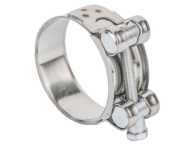 Хомут силовий нержавіючий 22мм Ø52-55мм (КРАТНО 5шт) SIGMA (2508171) - Фото 1