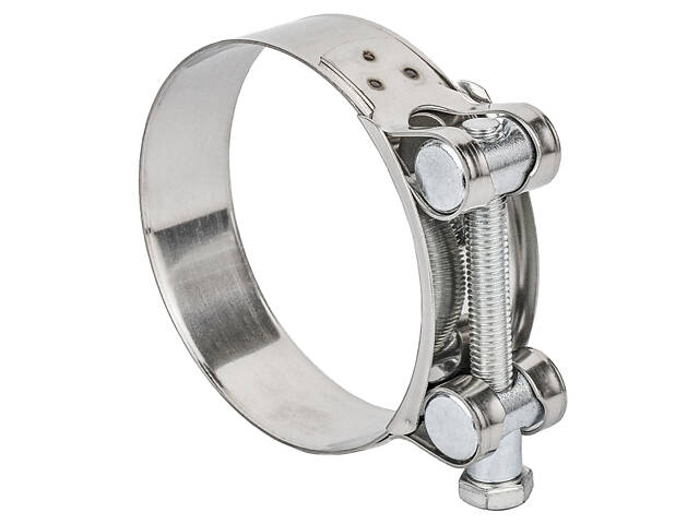 Хомут силовий нержавіючий 24мм Ø76-80мм (КРАТНО 5шт) SIGMA (2508231) - Фото 1