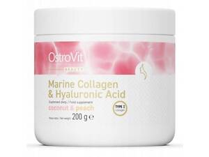 Хондропротектор (для спорта) OstroVit Marine Collagen & Hyaluronic Acid 200 gr (Coconut peach)