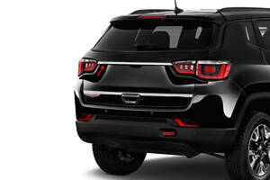 Хром планка на крышку багажника (нерж.) для Jeep Compass 2016-2024 гг.