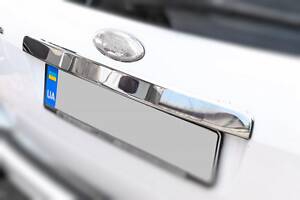 Хром планка над номером (нерж.) Carmos - Турецкая сталь для Ford C-Max 2004-2010 гг