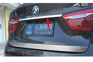 Хром планка над номером для BMW X6 F16 2014-2019рр.