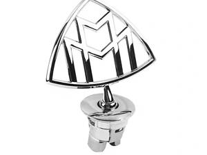 Хромований значок Maybach — металева емблема на капот автомобіля, приціл Майбах