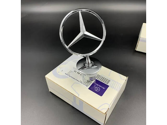 Хромований значок Mercedes RESTEQ — металева емблема на капот автомобіля, автоаксесуар для Мерседес - Фото 4