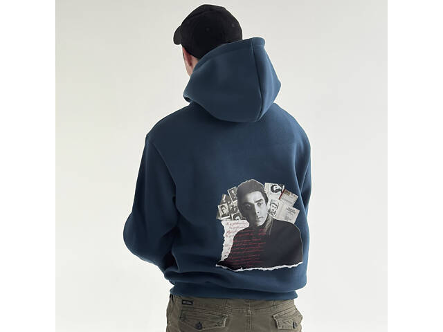 Худі 'Микола Хвильовий' синій - Фото 1