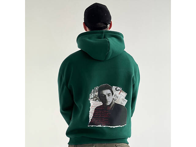 Худі 'Микола Хвильовий' зелений - Фото 1