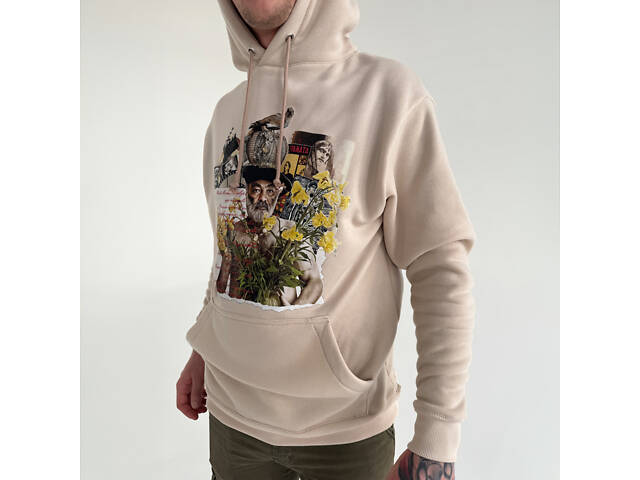Худі 'Сергій Параджанов' бежеве - Фото 1