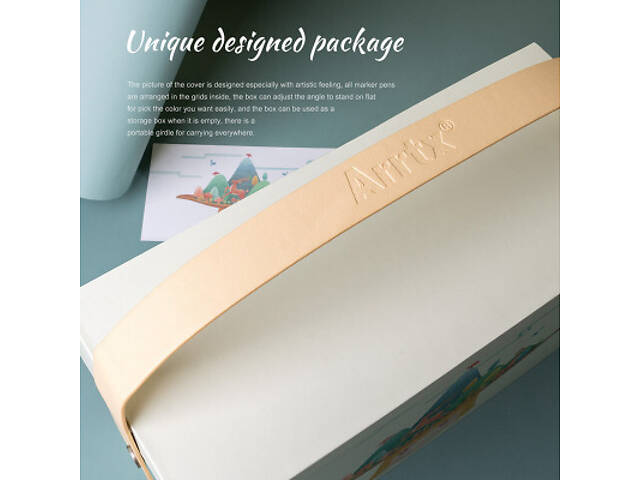 Художній маркер Arrtx Спиртові Alp ASM-0290B 90 кольорів (LC302475) - Фото 10