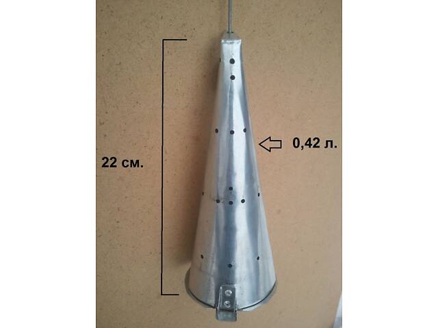 Кормушка-самосвал, сама велика годівниця для зимової риболовлі 0,42 л. - Фото 1