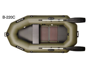 Новий надувний одномісний човен «Bark» В220С в упаковці з документами і гарантією від офіційного продавця.