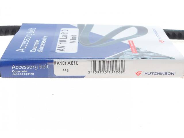 HUTCHINSON AV 10 La 610 Ремінь генератора Citroen GS/Daewoo Tico/Land Rover Discovery I/Peugeot 305 II/505 78-00 (10х613 - Фото 5