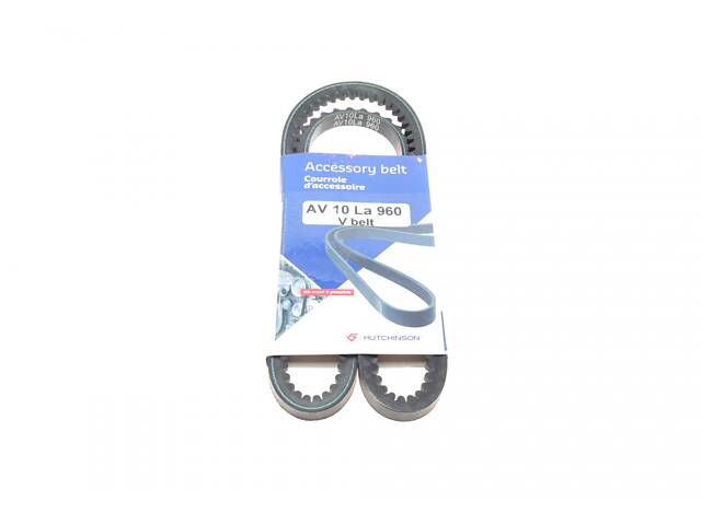 HUTCHINSON AV 10 LA 960 Ремінь генератора BMW 3/VW Passat 1.6TD/1.9D 88-93 (10x960) - Фото 1