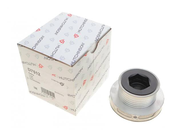 HUTCHINSON D7512 Шків генератора Renault Kangoo 1.5 dCi/1.4/1.6i (6PK) - Фото 6