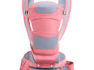 Хипсит переноска Baby Carrier 6 в 1 Розовый (vol-1369)