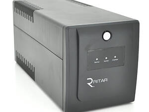 ИБП Ritar RTP1200 (720W) Proxima-L, LED, AVR, 3st, 4xSCHUKO socket, 2x12V7Ah, plastik Case ( 460 x 225 x 245