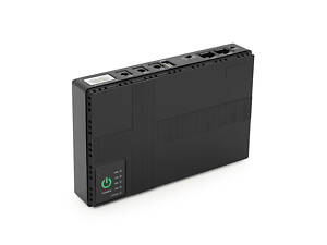 ИБП UPS-18W DC1018P для роутеров/коммутаторов/PON/POE-430, 5//9/12V, 1A, 10400MAh(4*2600MAh), Black, BOX