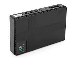 ИБП UPS-18W DC1018P для роутеров/коммутаторов/PON/POE-430, 5//9/12V, 1A, 10400MAh(4*2600MAh), Black, BOX