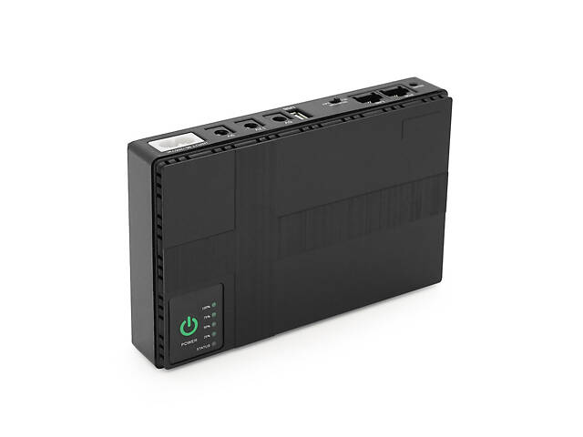 ИБП UPS-18W DC1018P для роутеров/коммутаторов/PON/POE-430, 5//9/12V, 1A, 10400MAh(4*2600MAh), Black, BOX - Фото 1