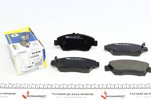 ICER 180959 Колодки тормозные (передние) Honda Civic V/VI/VII 91-05/CRX III 92-98/Jazz 08-1