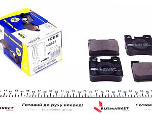 ICER 180978 Тормозные колодки (задние) MB C-class (W202/S202)/E-class (W124/S124/W210)/SL-class (R129) 93-02