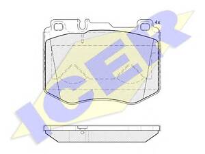 Icer 182195. Комплект тормозных колодок (дисковых).