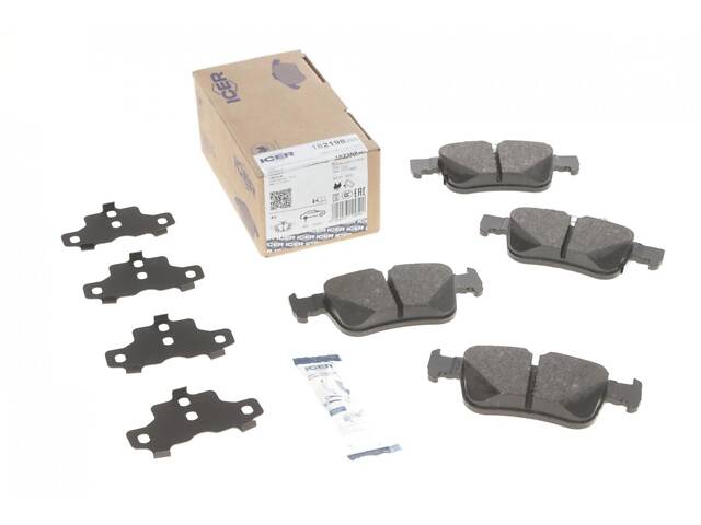 ICER 182198-203 Колодки гальмівні (задні) Ford Focus 18-/Galaxy/Mondeo/S-Max 14-/Kuga 12-/