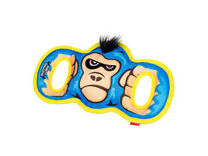 Игрушка для больших собак Горилла с пищалкой GiGwi MIGHTY CHALLENGE, износостойкий текстиль, L, 34 см.