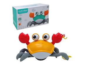 Іграшка &quot;Краб&quot;, ходить, заводна (помаранчевий)