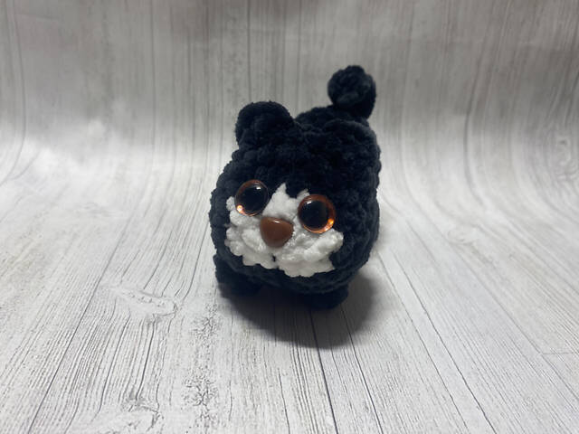 Іграшка ручної роботи котик - Фото 1