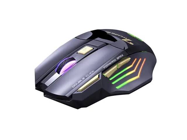 Ігрова миша iMice GW-X7 перезаряджається, тиха бездротова ергономічна мишка - Фото 4