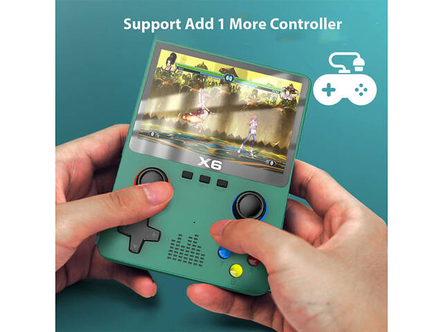 Игрова портативна консоль PSP 6X з монітором 3,5 дюйма 1000 ігор XPRO Чорний (43813-X6_1144) - Фото 6