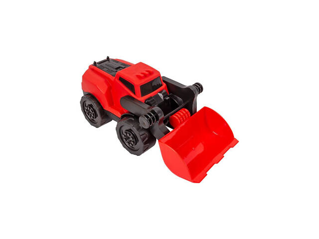 Ігрова автомодель Трактор ТехноК 8553TXK з ковшем Червоний - Фото 1