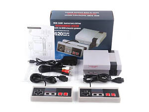 Игровая приставка GAME NES 620 / 7724 два джойстика 620 встроенных игр 8bit Av-Выход, приставки денди