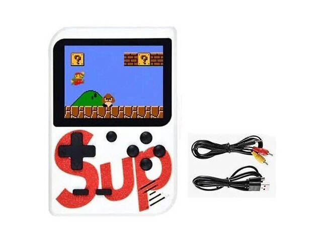 Ігрова приставка консоль Sup Game Box 500 ігор, Ретро приставка денді, Тетріс приставка. Колір: білий - Фото 5