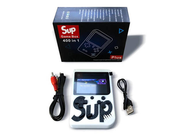 Ігрова приставка консоль Sup Game Box 500 ігор, Ретро приставка денді, Тетріс приставка. Колір: білий - Фото 7