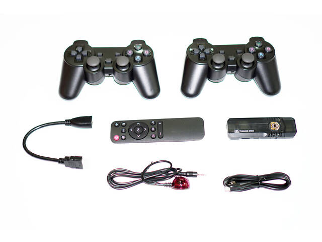 Ігрова ТВ-приставка X8 4K на Android TV з вбудованим емулятором ретроігор і джойстиками - Фото 9