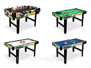 Ігрові столи Palermo 4 в 1 (футбол, теніс, хокей, більярд)