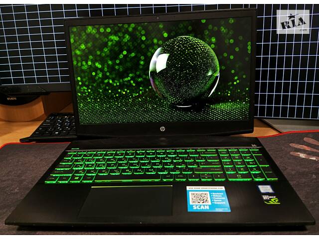 Ігровий Ноутбук HP Gaming 15.6 i5-8300H 16/512gb GeForce 1050ti 4gb