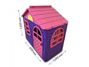 Ігровий будиночок зі шторками Doloni Toys 02550-10