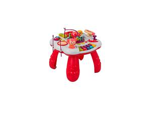 Игровой музыкальный столик Bibi Inn 60х16х44 см Красный (103088)