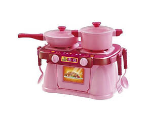 Ігровий набір Кухонна плита 'Cooking Plate with Dishes' ЮНІКА 71825 7 предметів