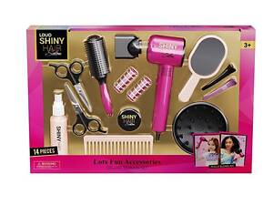 Ігровий набір перукаря Yufeng 14 елементів Рожево-чорний (163272)