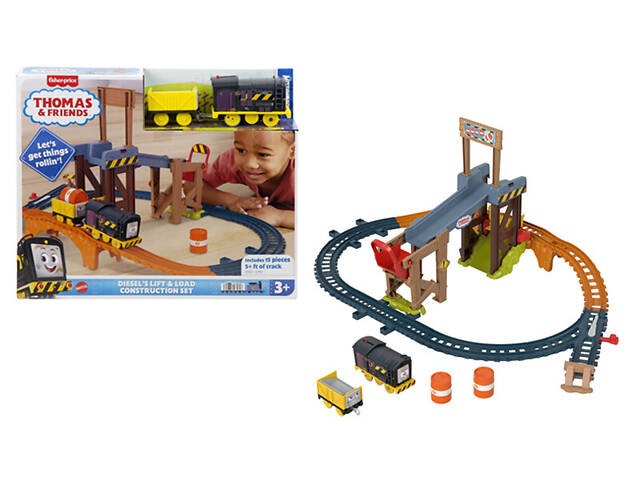 Игровой набор Thomas and Friends приключения Дизеля на стройке JBW20 - Фото 1
